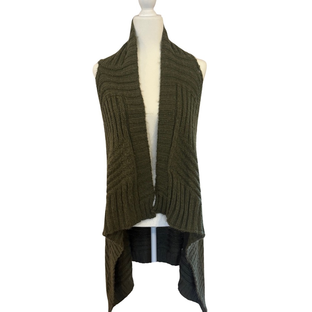 Olive Green Women's Sweater Vest